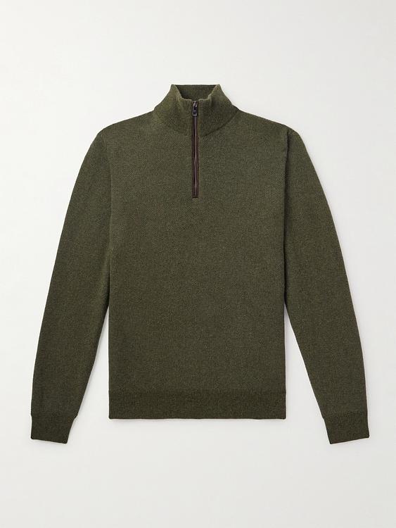 Dark green half-zip from Ralph Lauren Purple Label