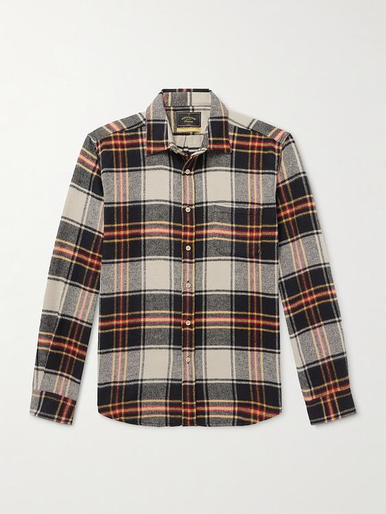 Checkered multicolor flannel shirt from Portuguese Flannel