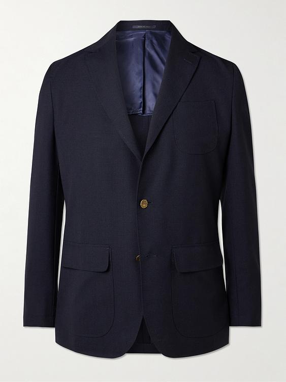Black suit jacket from Sid Mashburn