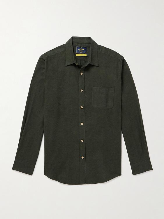 Dark green casual shirt from Portuguese Flannel