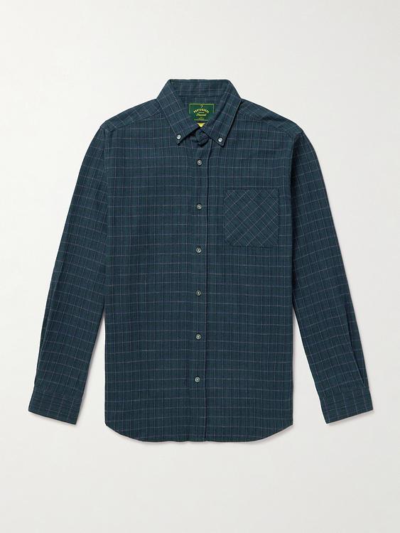 Dark blue casual shirt from Portuguese Flannel