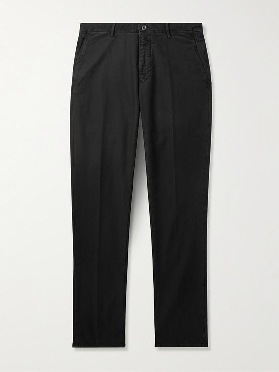 Black chinos from Incotex