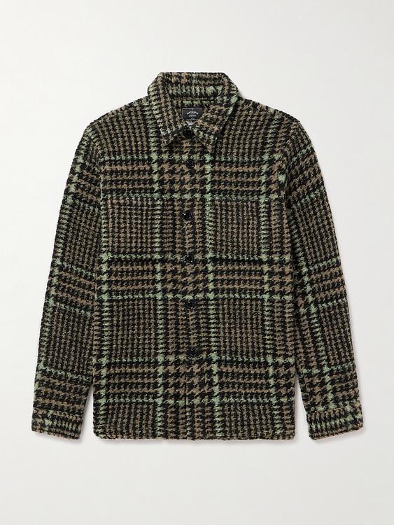 Checkered black overshirt from Portuguese Flannel