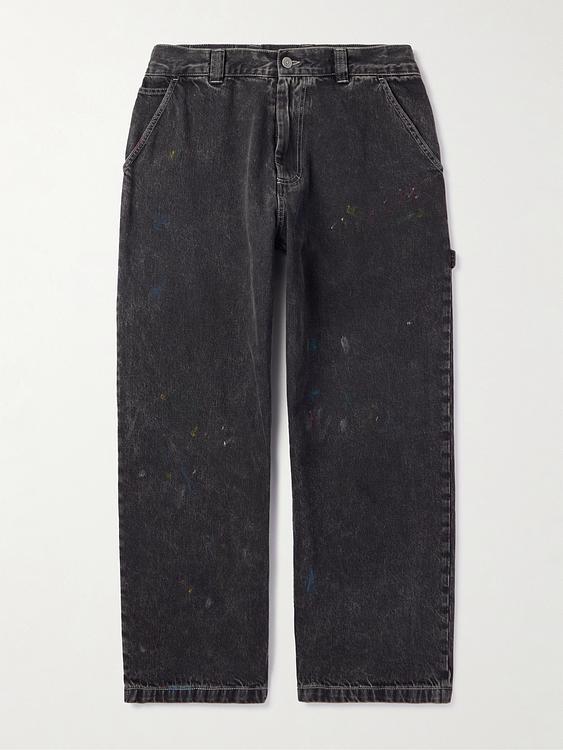 Black wide-leg jeans from Maison Margiela