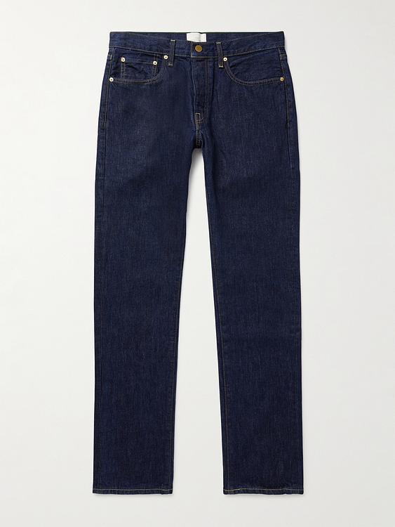 Dark blue jeans from Sid Mashburn