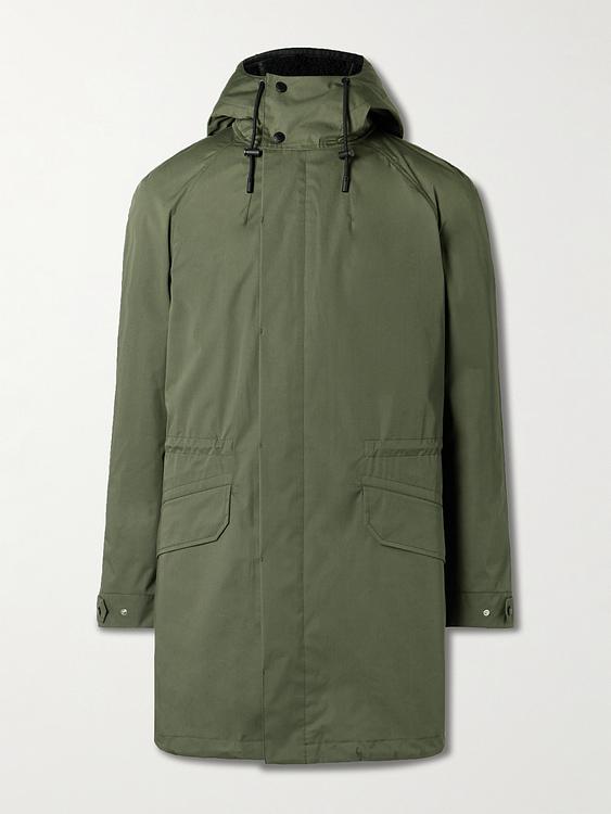Dark green parka from Yves Salomon