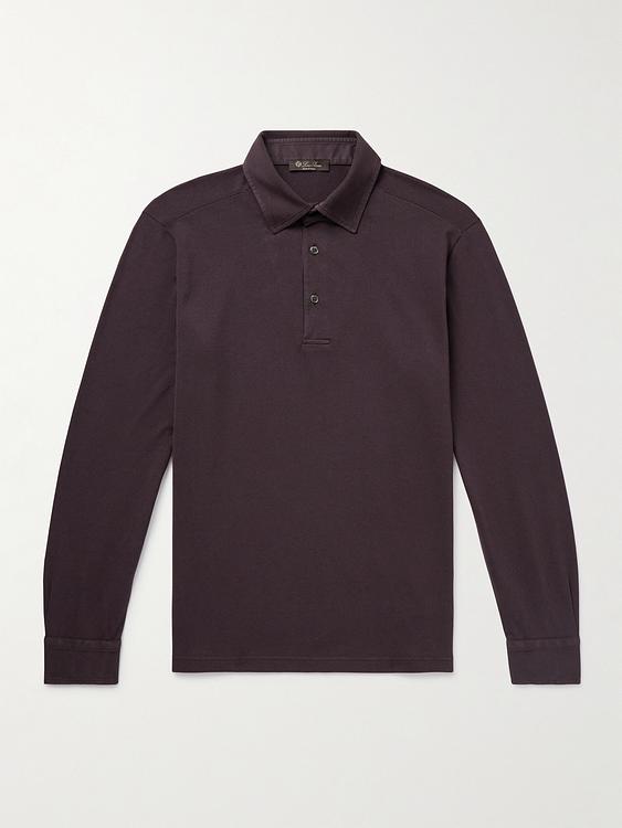 Dark brown half-zip from Loro Piana