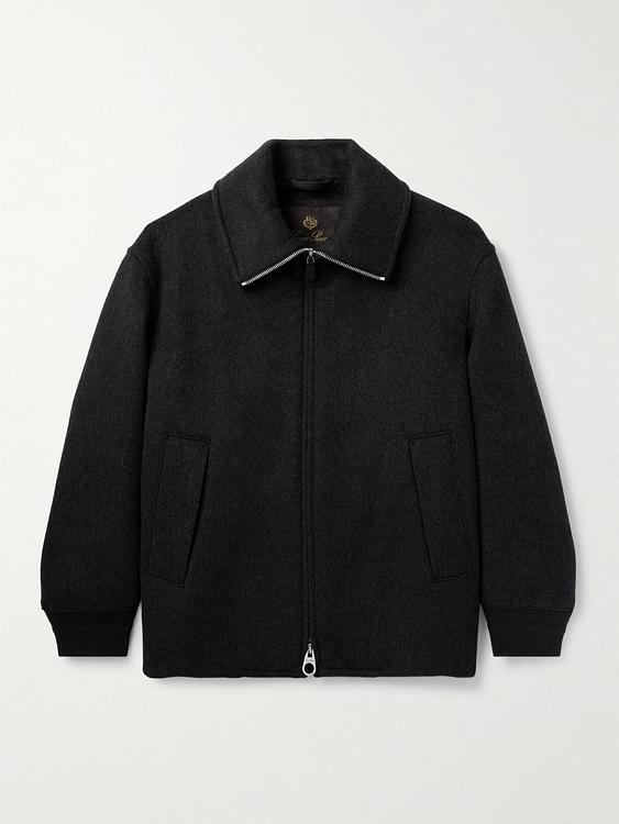 Black casual jacket from Loro Piana