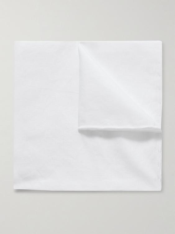 White pocket square from Sid Mashburn