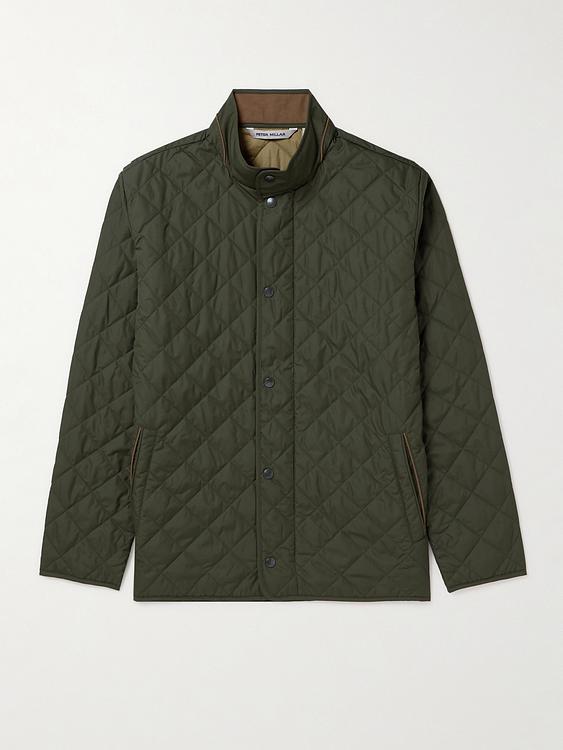 Dark green casual jacket from Peter Millar