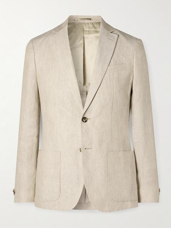 Beige suit jacket from Mr P.