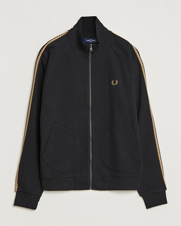 Checkered black full-zip from Fred Perry