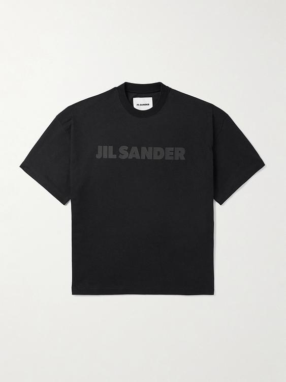 Print black t-shirt from Jil Sander