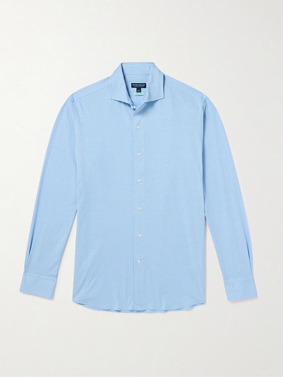 Light blue casual shirt from Peter Millar
