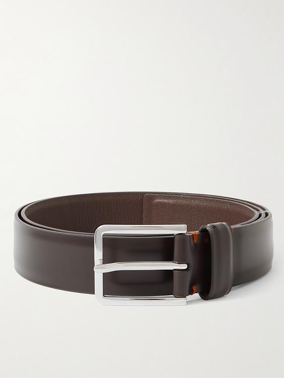 Dark brown belt from Loro Piana