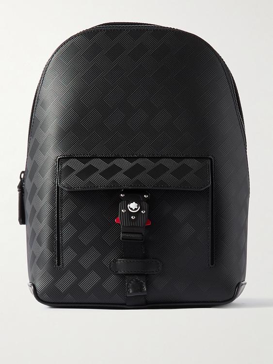 Black backpack from Montblanc