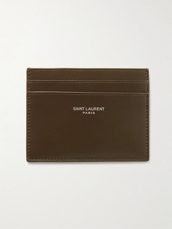 Dark brown wallet from Saint Laurent