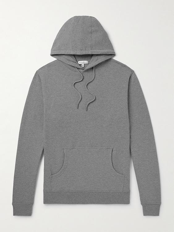 Grey hooded sweatshirt from Peter Millar