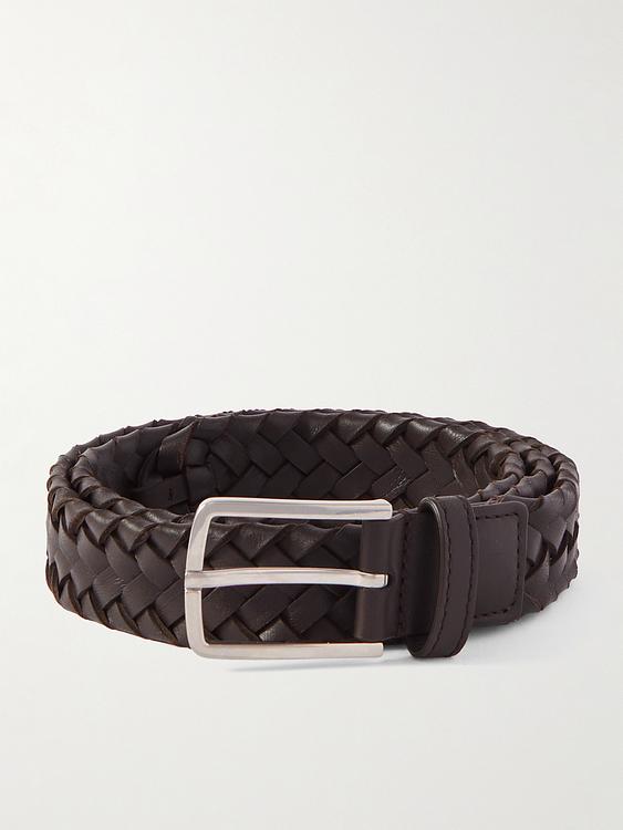 Dark brown belt from Bottega Veneta