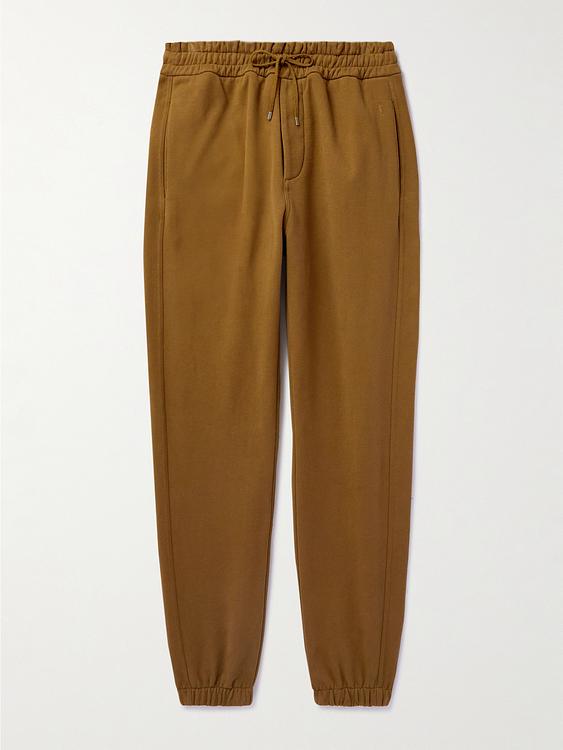 Brown sweatpants from Saint Laurent