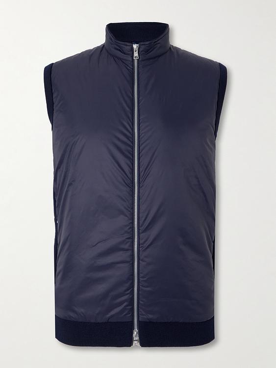 Dark grey vest from Peter Millar