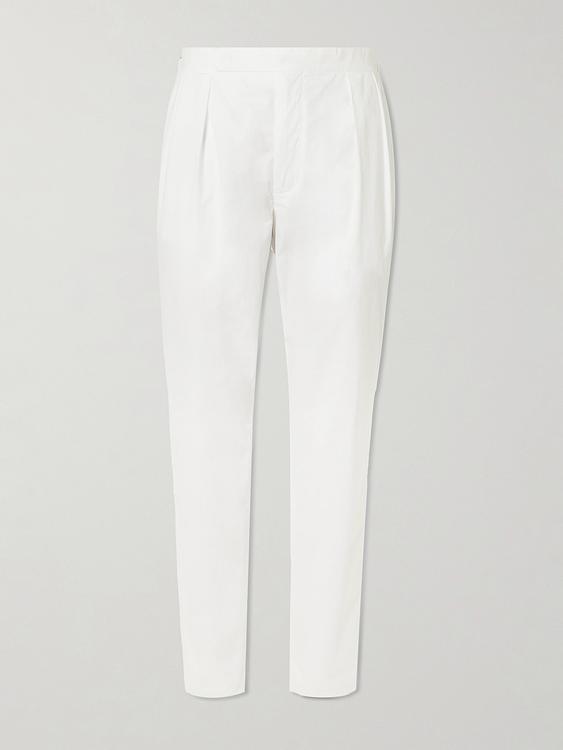 White formal trousers from Ralph Lauren Purple Label