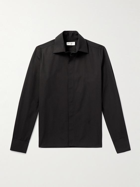 Black casual shirt from Saint Laurent
