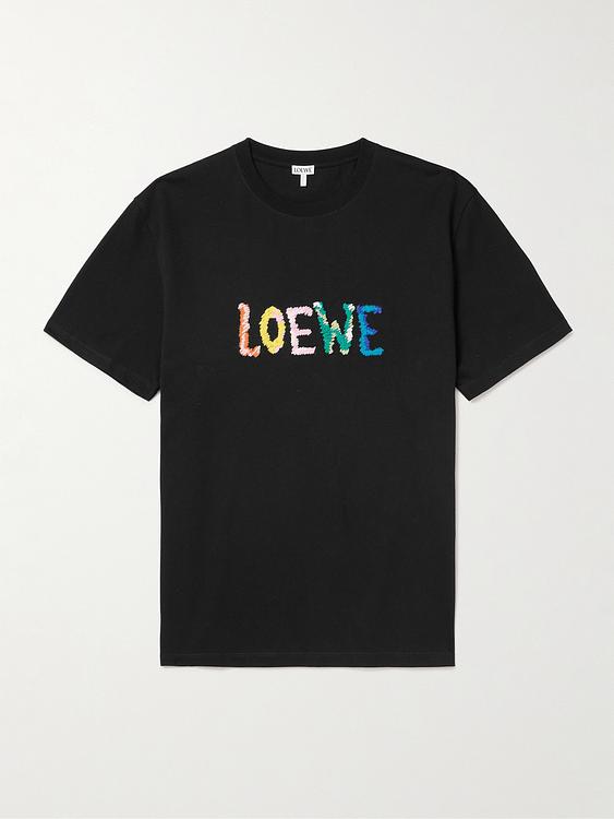 Print black t-shirt from Loewe