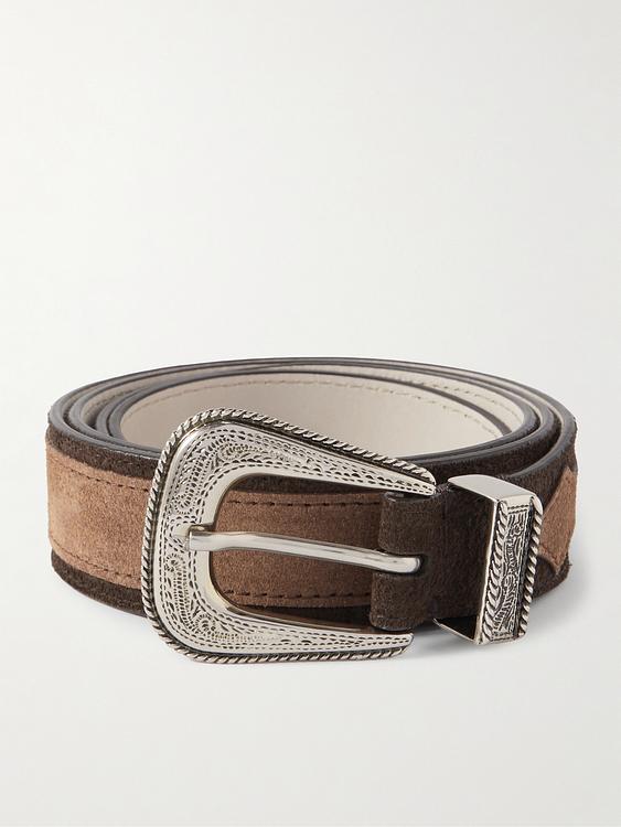 Dark brown belt from Brunello Cucinelli