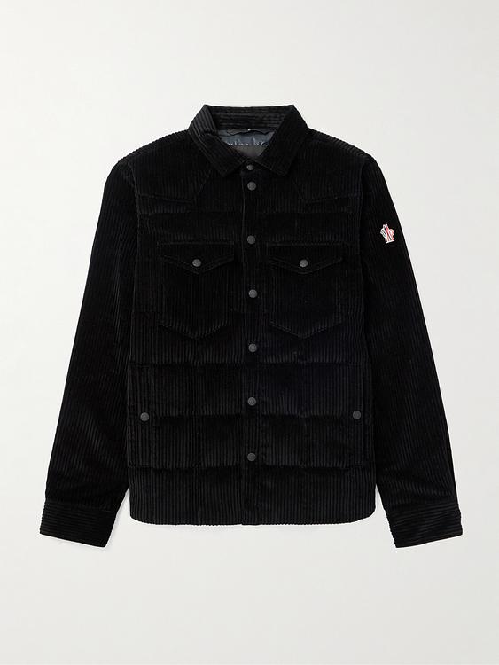 Black casual jacket from Moncler Grenoble