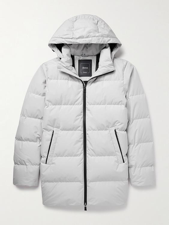 Grey down jacket from Herno Laminar