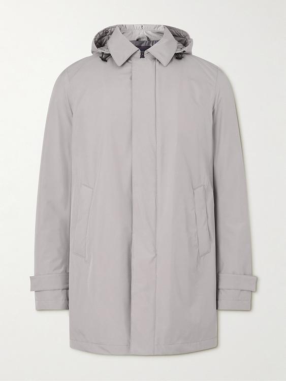 Grey parka from Herno Laminar