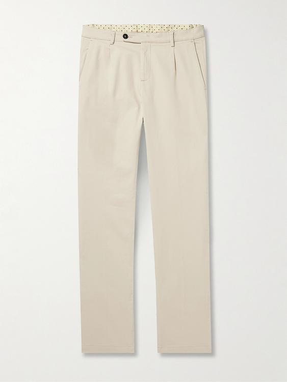 Beige chinos from Massimo Alba