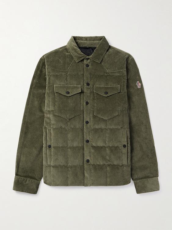 Dark green casual jacket from Moncler Grenoble