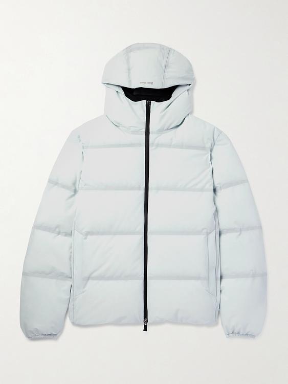 Grey down jacket from Herno Laminar