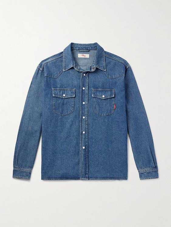 Blue denim shirt from Cherry Los Angeles