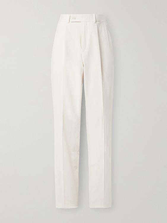 White formal trousers from Caruso