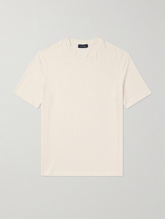 White t-shirt from Thom Sweeney