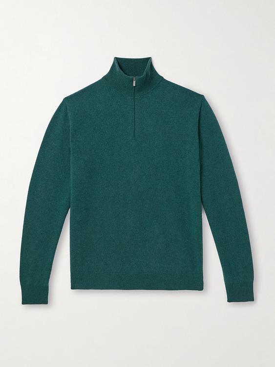 Teal half-zip from Massimo Alba