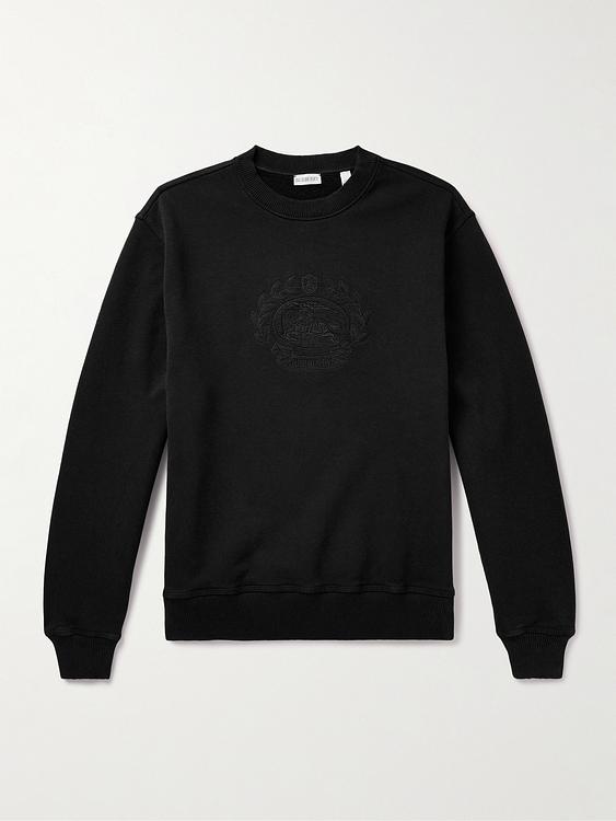 Print black sweatshirt from Burberry