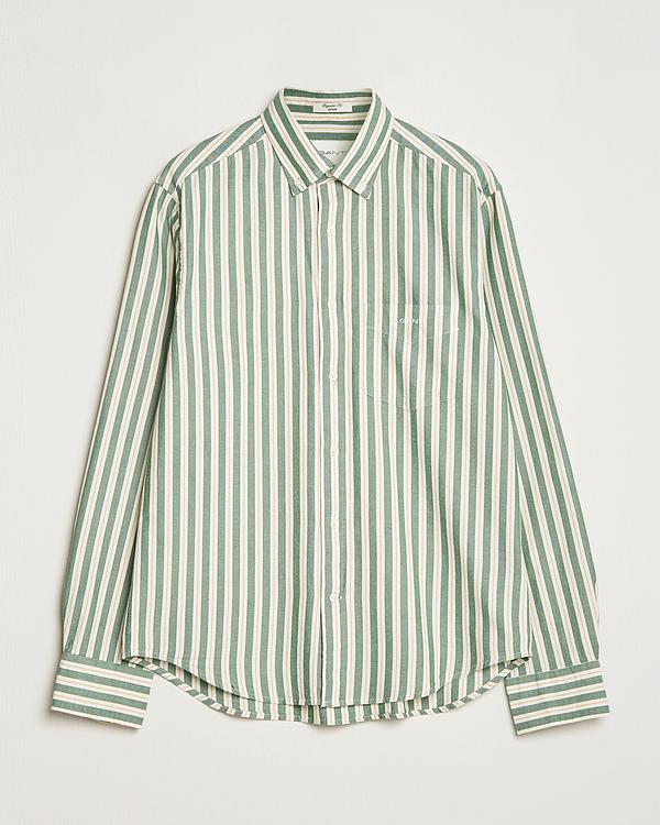 Striped white oxford shirt from Gant