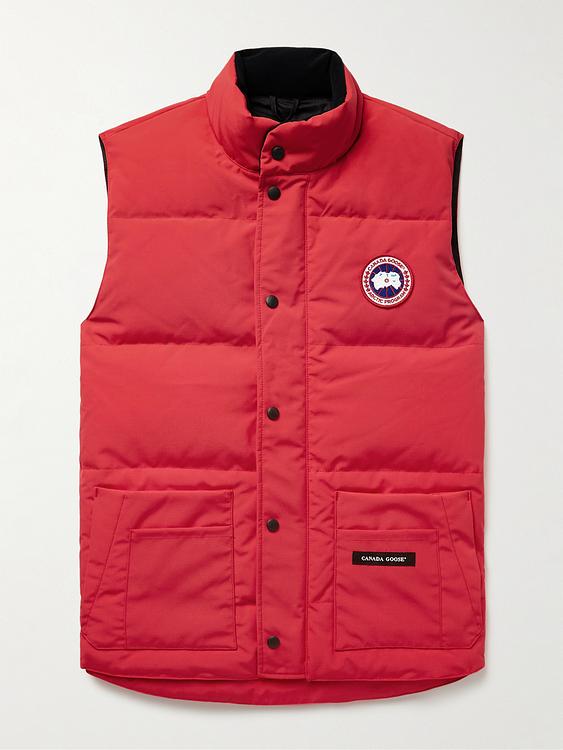 Red vest from Canada Goose