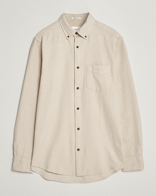 Beige flannel shirt from Gant