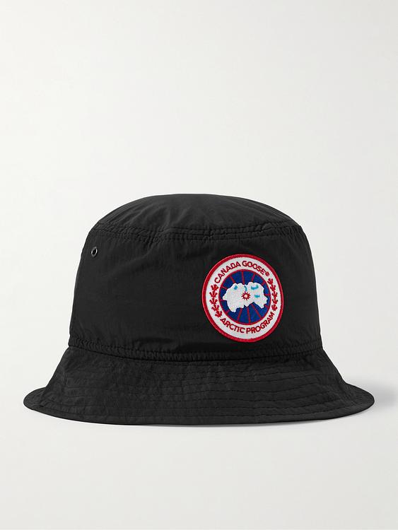 Print black hat from Canada Goose