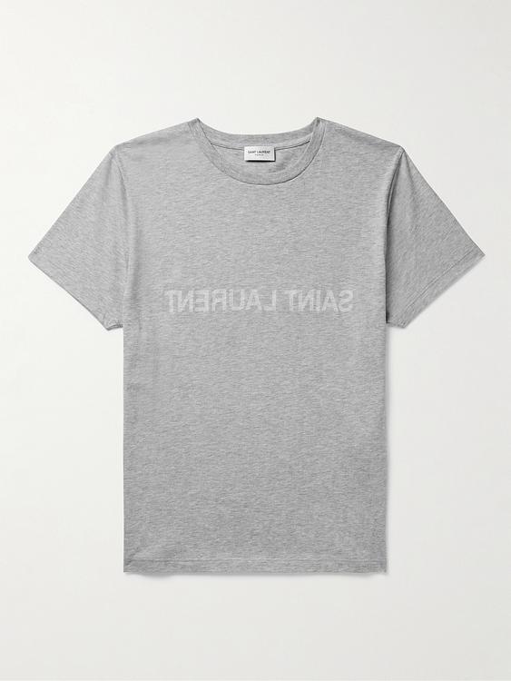 Grey t-shirt from Saint Laurent