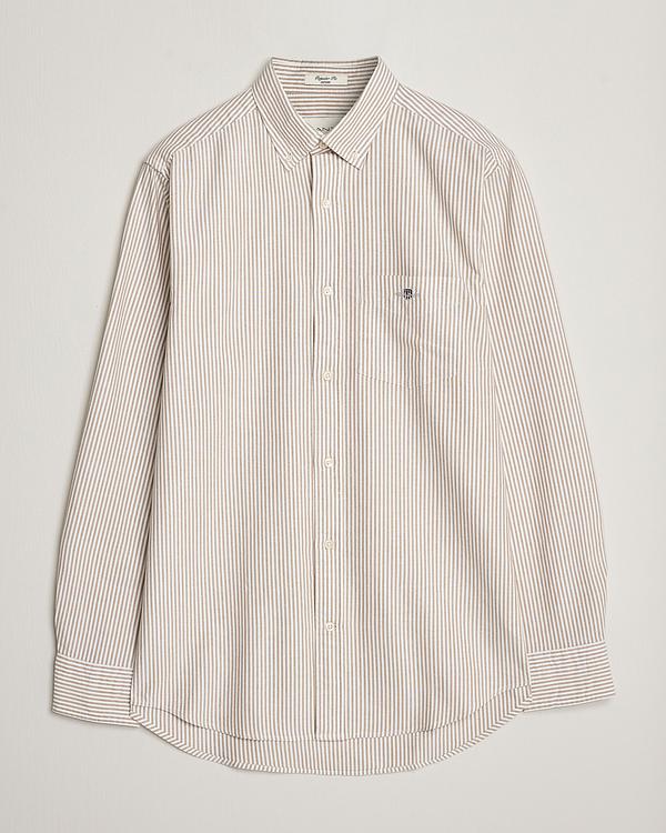Striped white oxford shirt from Gant