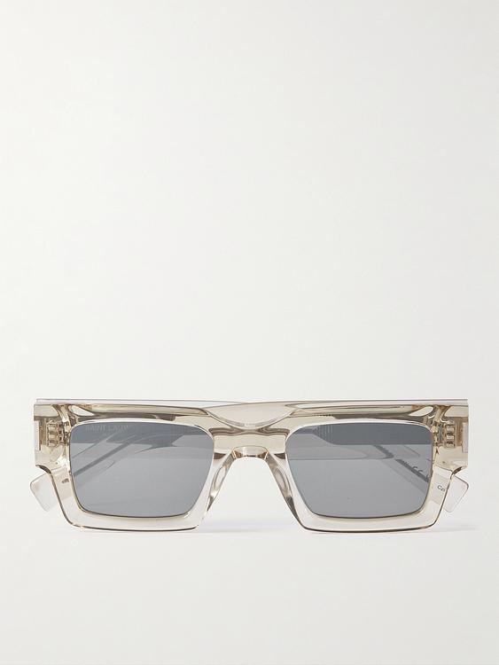 Grey d-frame sunglasses from Saint Laurent
