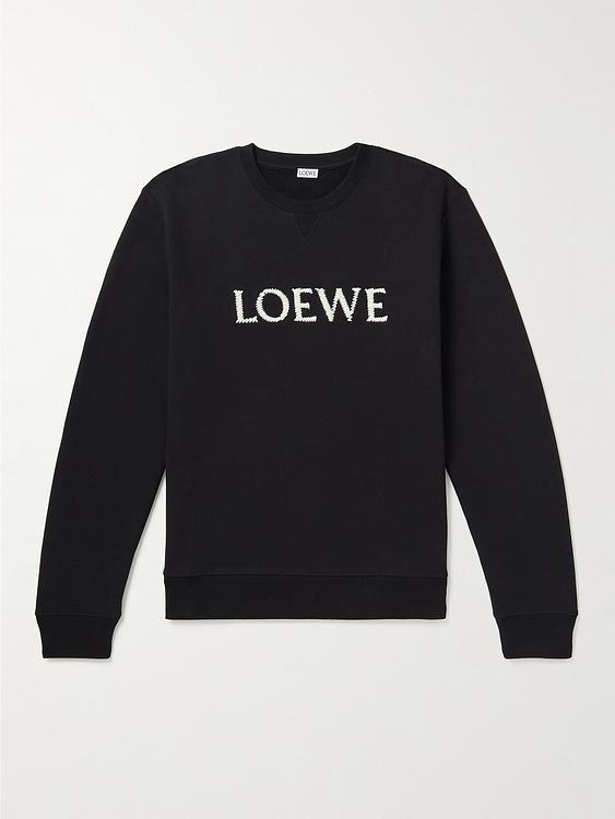 Print black sweatshirt from Loewe
