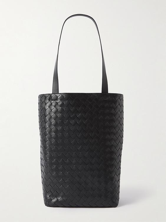 Black tote bag from Bottega Veneta