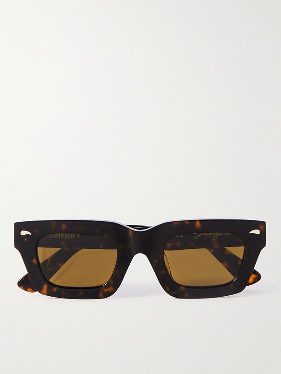 Dark brown d-frame sunglasses from Cherry Los Angeles